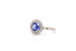 Bague saphir de Ceylan de 1,86 carats - Castafiore