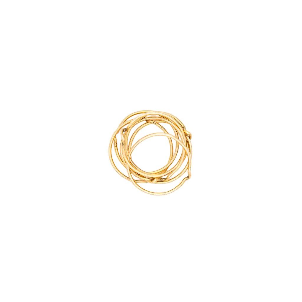 Bague semainier en or jaune - Castafiore