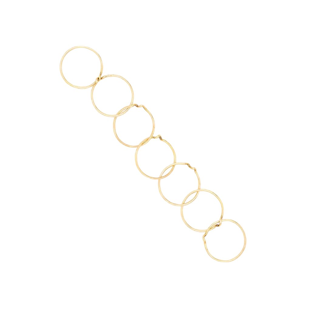 Bague semainier en or jaune - Castafiore