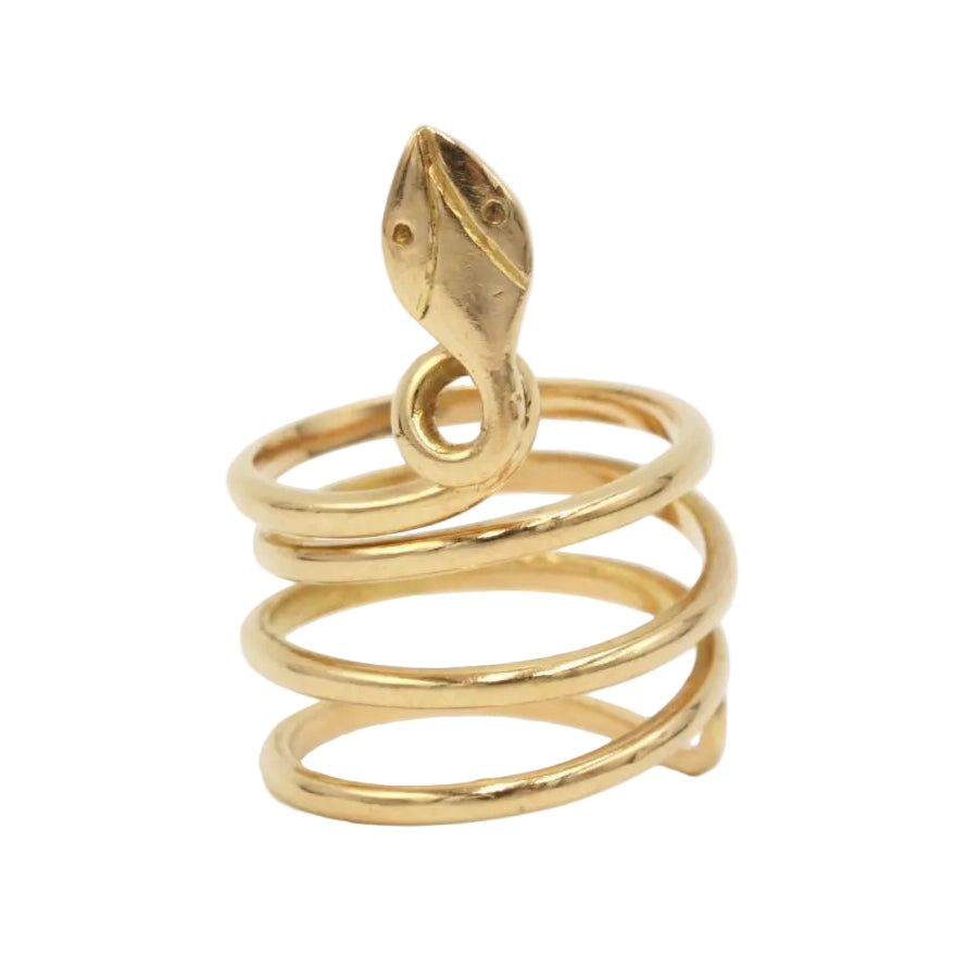 Bague Serpent en or jaune - Castafiore