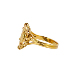 Bague signe du zodiaque Vierge or jaune - Castafiore