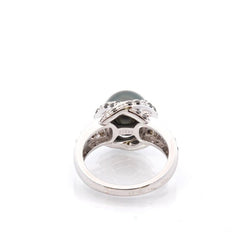 Bague signée Mauboussin diamants et perle - Castafiore