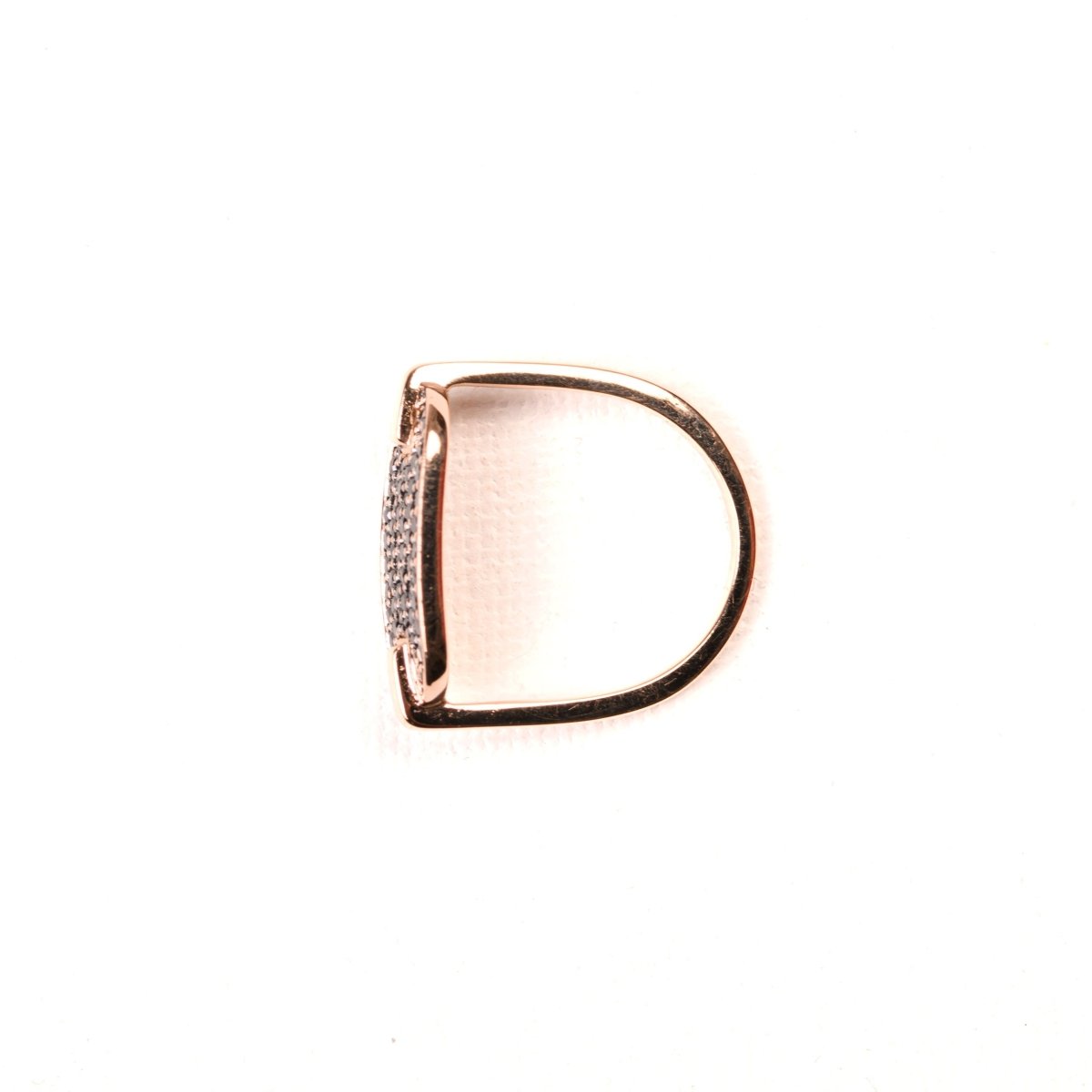 Bague SO SHOCKING "La Singulière" en or rose et diamants noirs - Castafiore