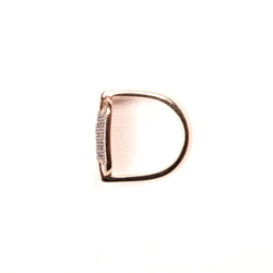 Bague SO SHOCKING "La Singulière" en or rose et diamants noirs - Castafiore