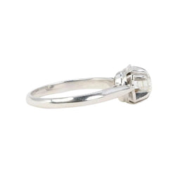 Bague solitaire Art Déco en or blanc et diamant 0,5ct - Castafiore