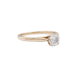 Bague Solitaire CARTIER "1895" en or jaune et diamant - Castafiore