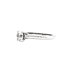 Bague Solitaire CARTIER "1895" en platine et diamant - Castafiore