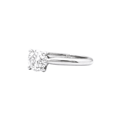 Bague Solitaire CARTIER "1895" en platine et diamant - Castafiore