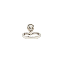 Bague Solitaire CHAUMET "Joséphine Aigrette" en platine et diamants - Castafiore