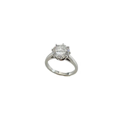 Bague Solitaire en or blanc et diamant - Castafiore