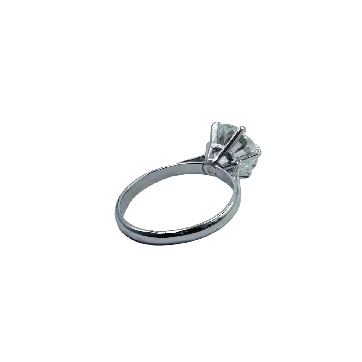 Bague Solitaire en or blanc et diamant - Castafiore