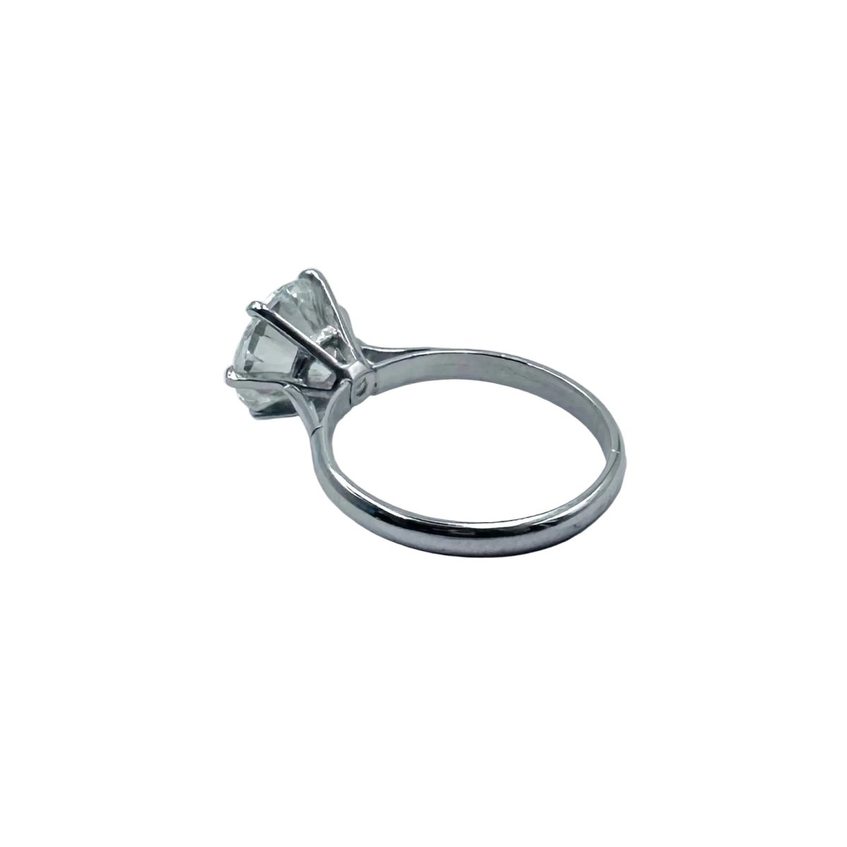Bague Solitaire en or blanc et diamant - Castafiore