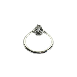 Bague Solitaire en or blanc et diamant - Castafiore