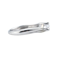 Bague Solitaire en or blanc et diamant - Castafiore