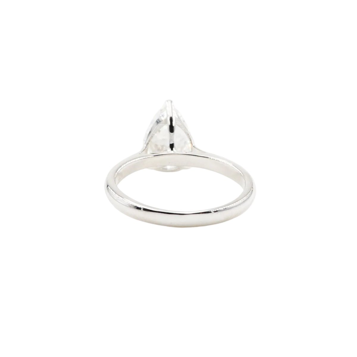 Bague Solitaire en or blanc et diamant - Castafiore
