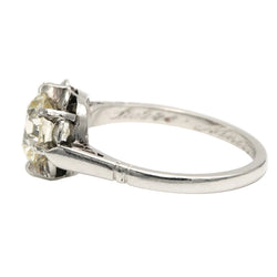 Bague Solitaire en or blanc et diamant - Castafiore