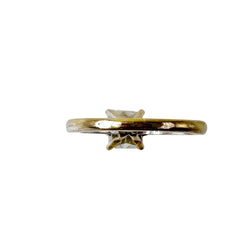 Bague Solitaire en or blanc et diamant - Castafiore