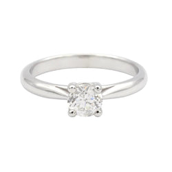Bague Solitaire en or blanc et diamant - Castafiore