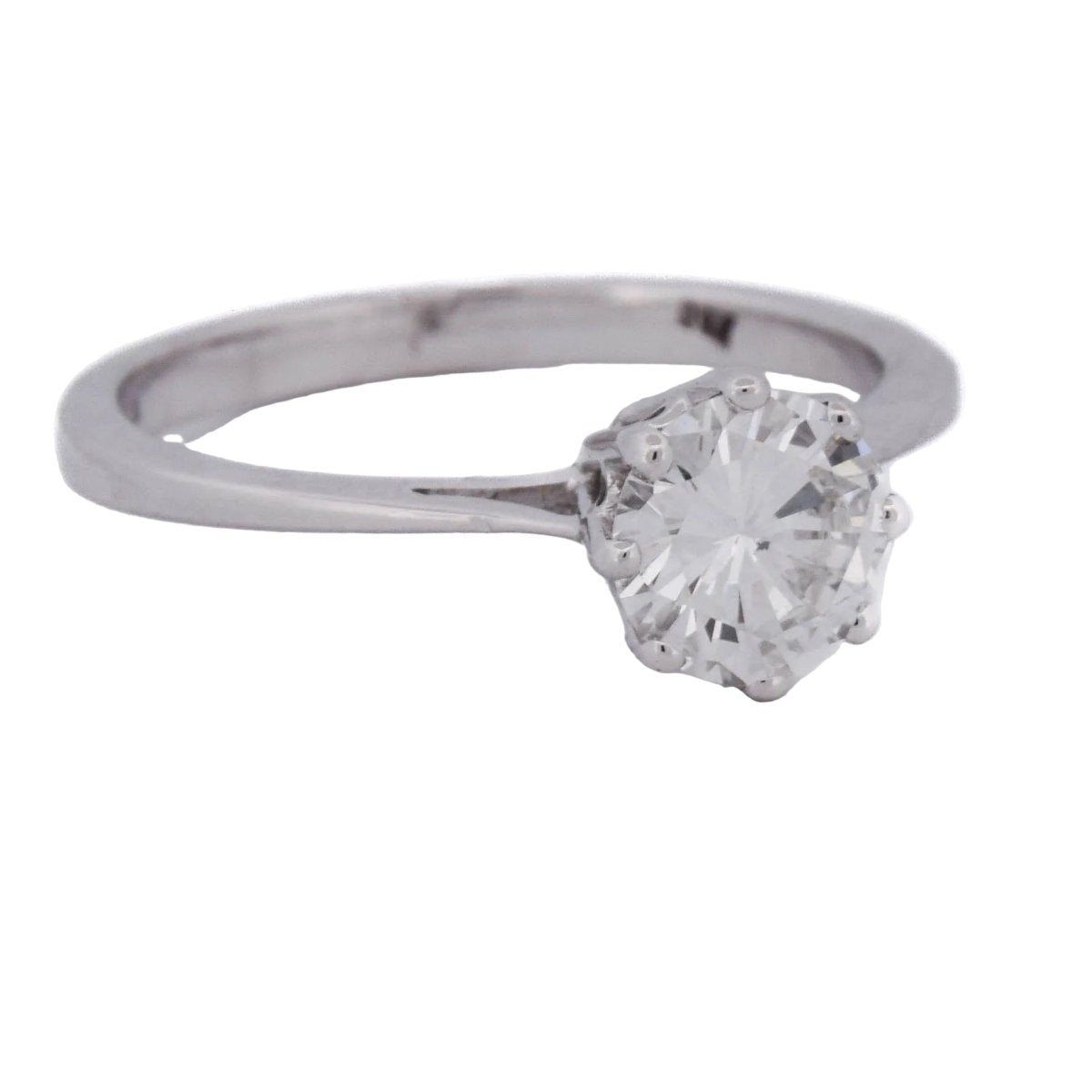Bague Solitaire en or blanc et diamant - Castafiore