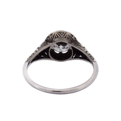 Bague Solitaire en or blanc et diamant - Castafiore