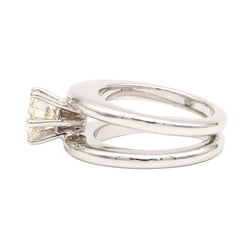 Bague Solitaire en or blanc et diamant - Castafiore