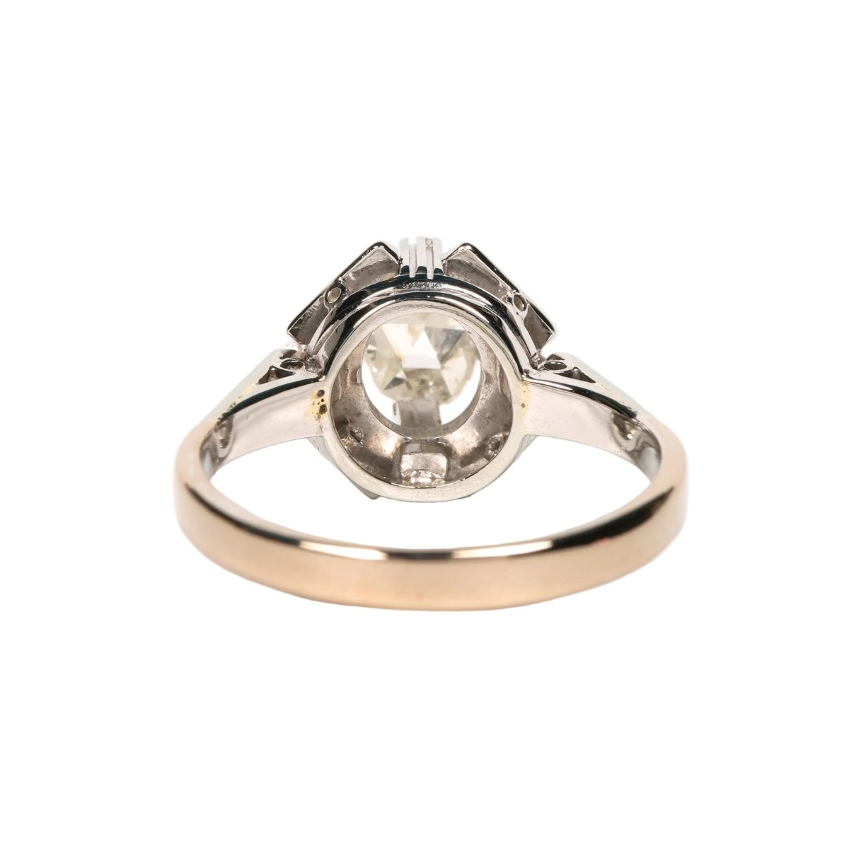 Bague Solitaire en or blanc et diamant - Castafiore