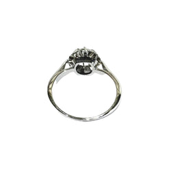 Bague Solitaire en or blanc et diamant - Castafiore