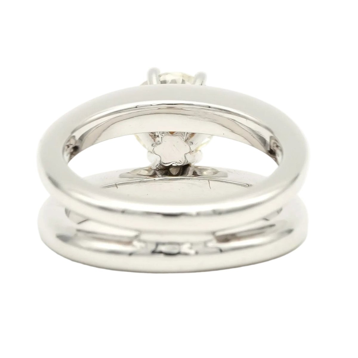 Bague Solitaire en or blanc et diamant - Castafiore