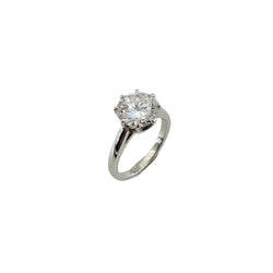 Bague Solitaire en or blanc et diamant