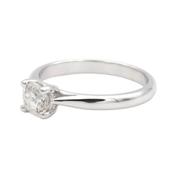 Bague Solitaire en or blanc et diamant - Castafiore