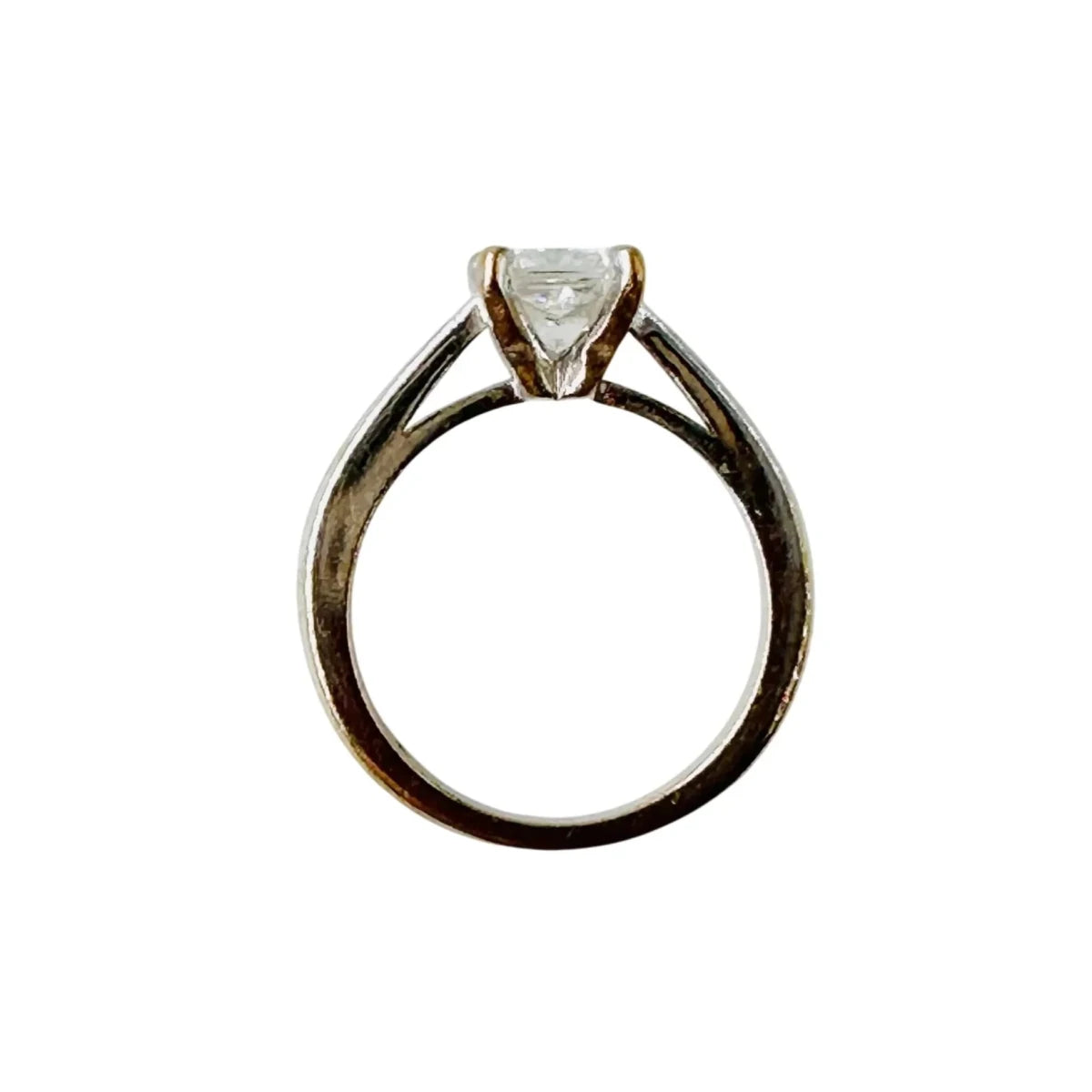 Bague Solitaire en or blanc et diamant - Castafiore