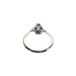 Bague Solitaire en or blanc et diamant - Castafiore