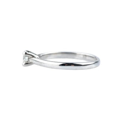 Bague Solitaire en or blanc et diamant - Castafiore