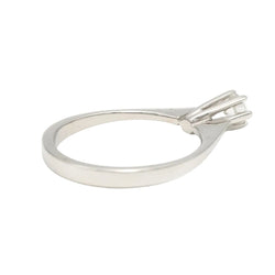 Bague Solitaire en or blanc et diamant - Castafiore