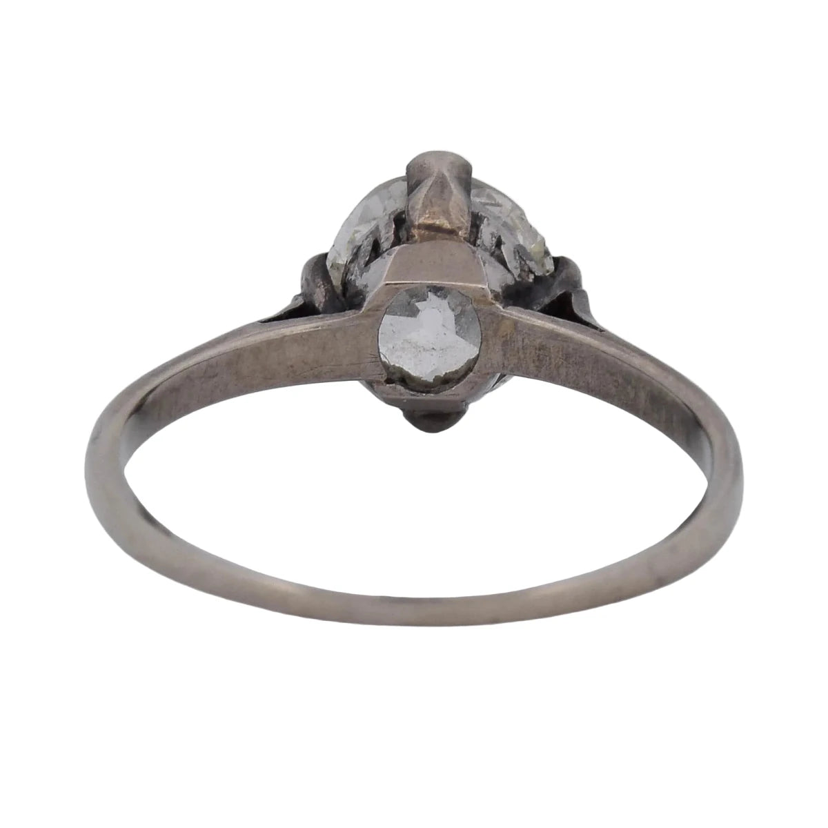 Bague Solitaire en or blanc et diamant - Castafiore