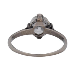 Bague Solitaire en or blanc et diamant - Castafiore