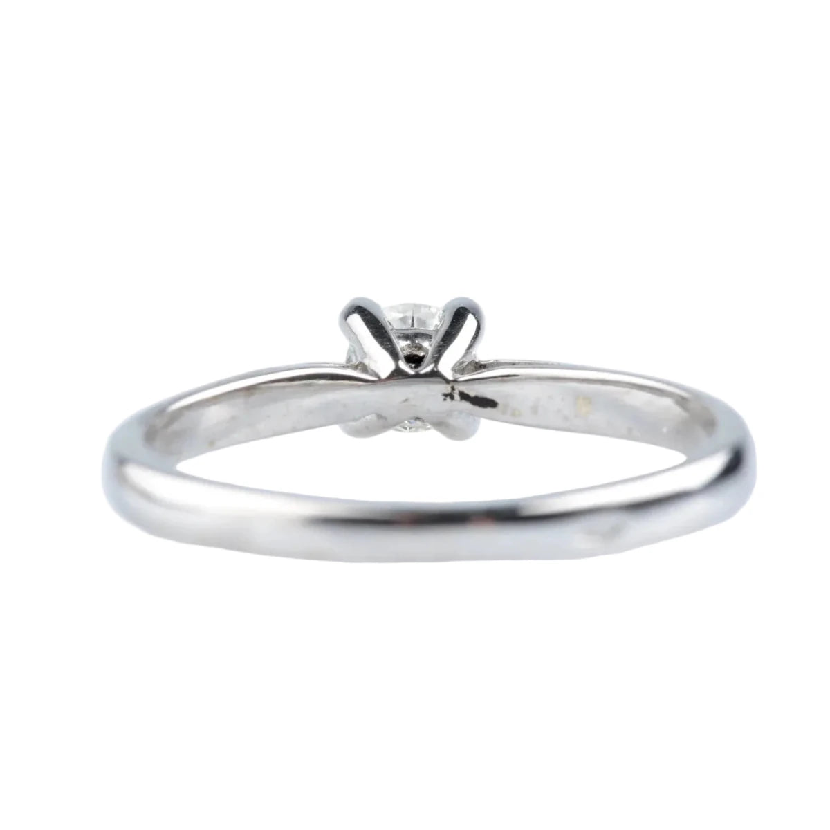 Bague Solitaire en or blanc et diamant - Castafiore
