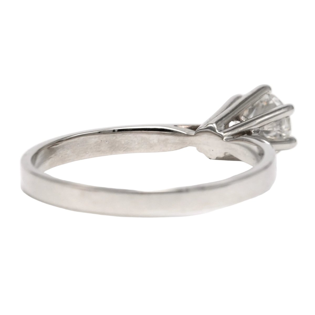Bague Solitaire en or blanc et diamant - Castafiore