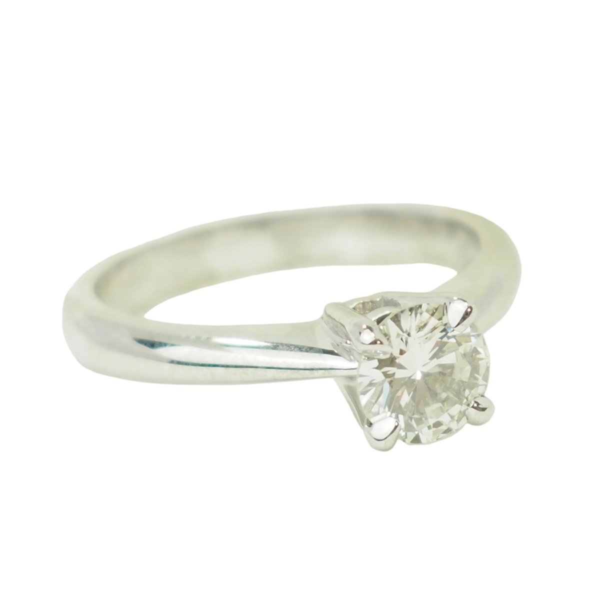 Bague Solitaire en or blanc et diamant - Castafiore