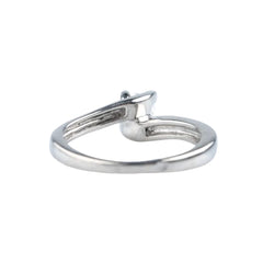 Bague Solitaire en or blanc et diamant - Castafiore