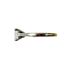 Bague Solitaire en or blanc et diamant - Castafiore
