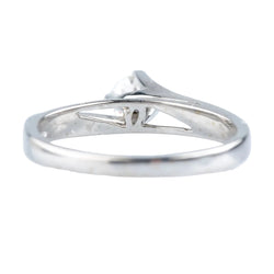 Bague Solitaire en or blanc et diamant - Castafiore