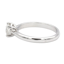Bague Solitaire en or blanc et diamant - Castafiore