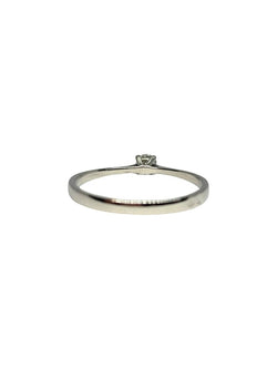 Bague Solitaire en or blanc et diamant - Castafiore