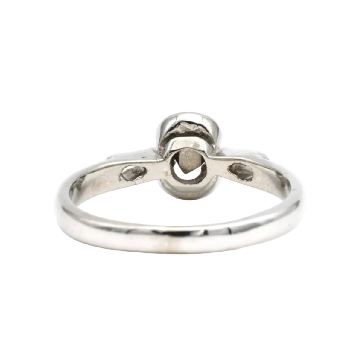 Bague Solitaire en or blanc et diamant - Castafiore