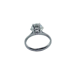 Bague Solitaire en or blanc et diamant - Castafiore