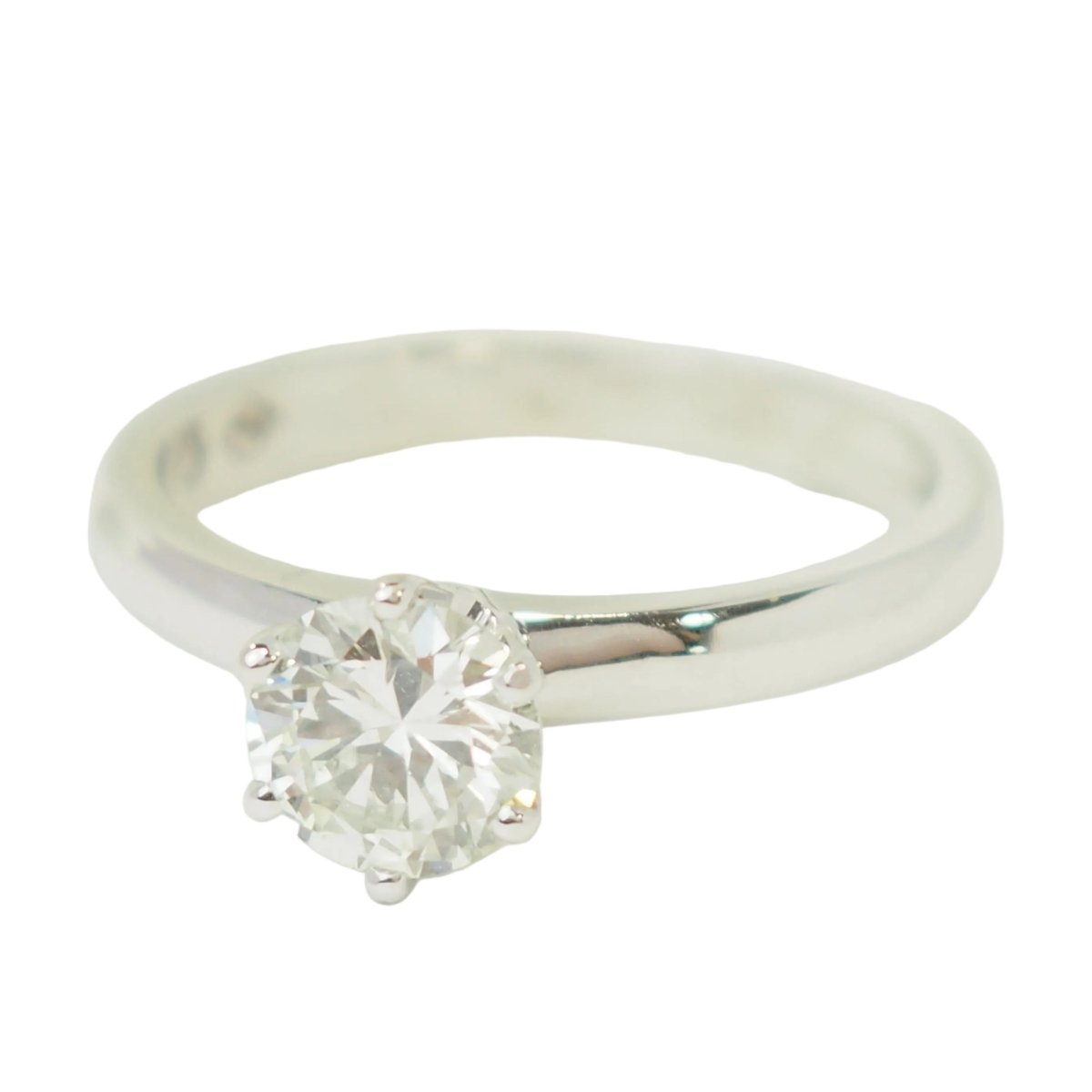 Bague Solitaire en or blanc et diamant - Castafiore