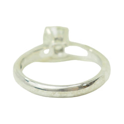 Bague Solitaire en or blanc et diamant - Castafiore