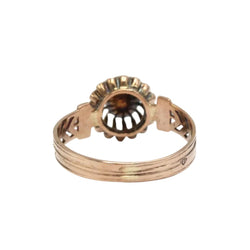 Bague Solitaire en or rose et diamant - Castafiore