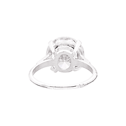 Bague Solitaire en platine et diamant - Castafiore